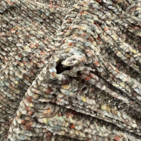 Cynthia Rowley Womens Sweater Chenille Preppy Cozy Minimalist Earthy Green XS HI - Picture 5 of 6